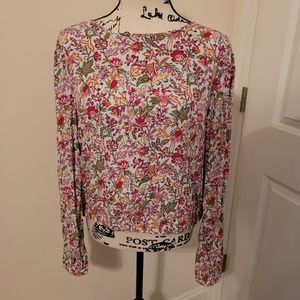 Nwt Loft Faus Wrap Top size Medium